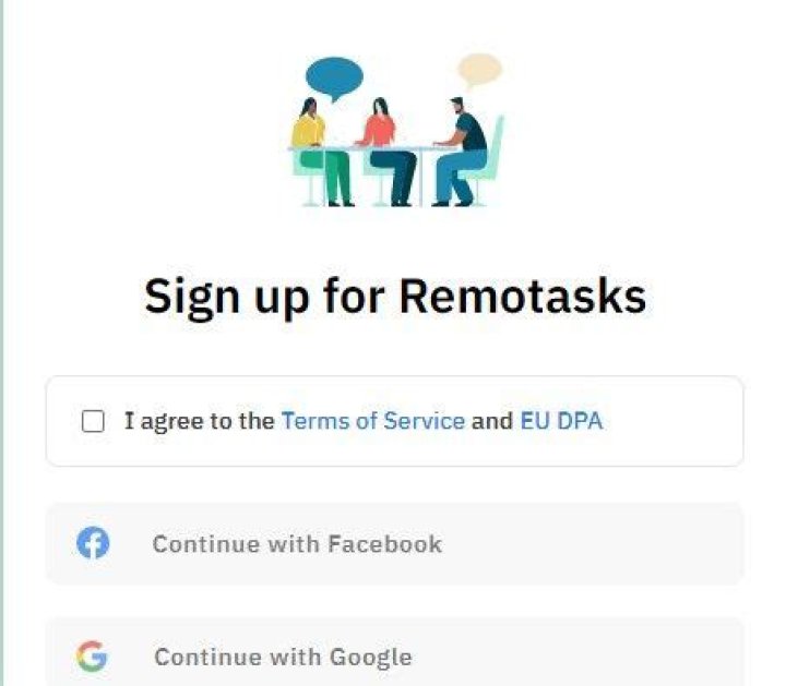 Remotasks Sign Up With Email